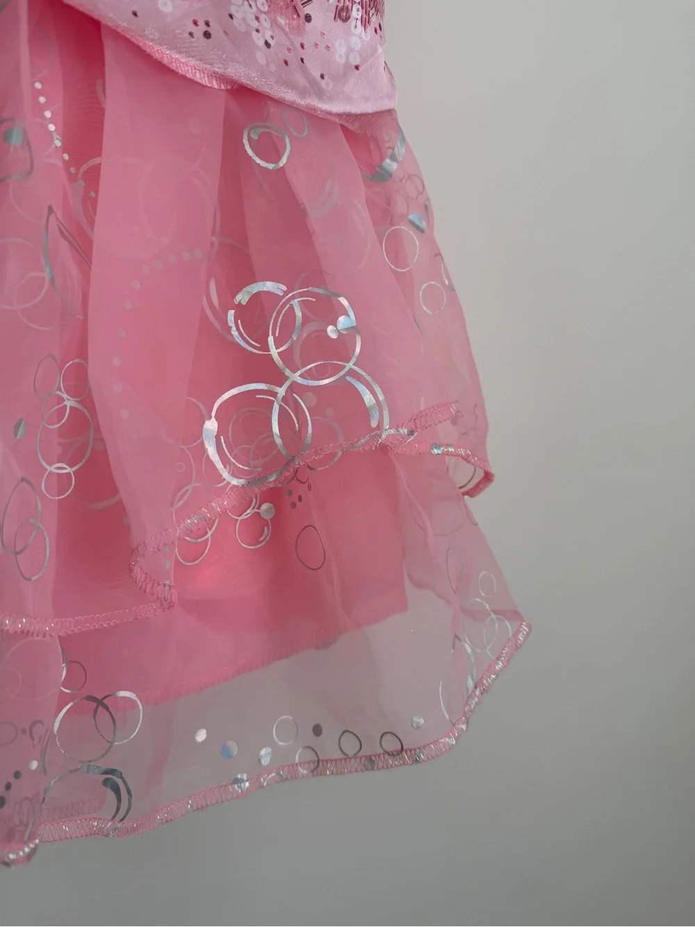 Universal’s Wicked Glinda Pink Bubble Sparkle Girls' Costume Dress